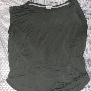 Green casual shirt, size large